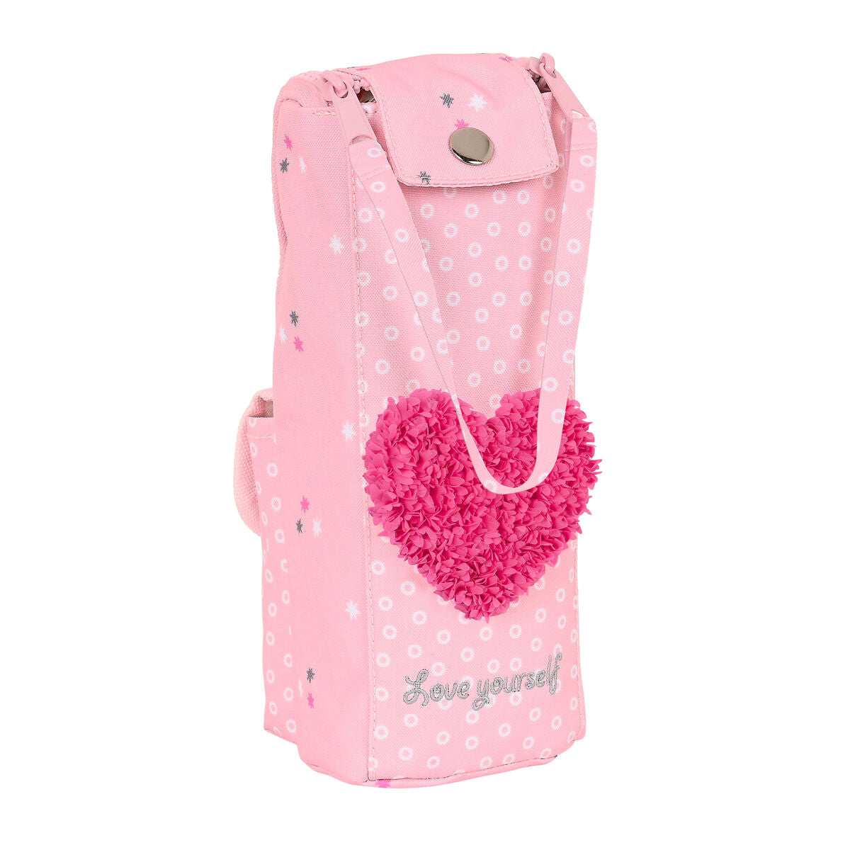 Penar Școlar Safta Love Yourself Roz (6 x 21 x 6 cm) - Birou și papetărie, Material școlar și educațional