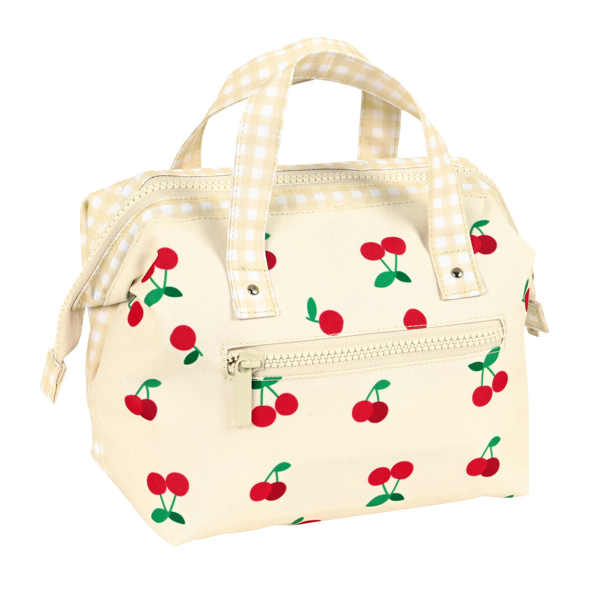 Trusă Școlară Safta Cherry Bej 26.5 x 17.5 x 12.5 cm - Birou și papetărie, Material școlar și educațional