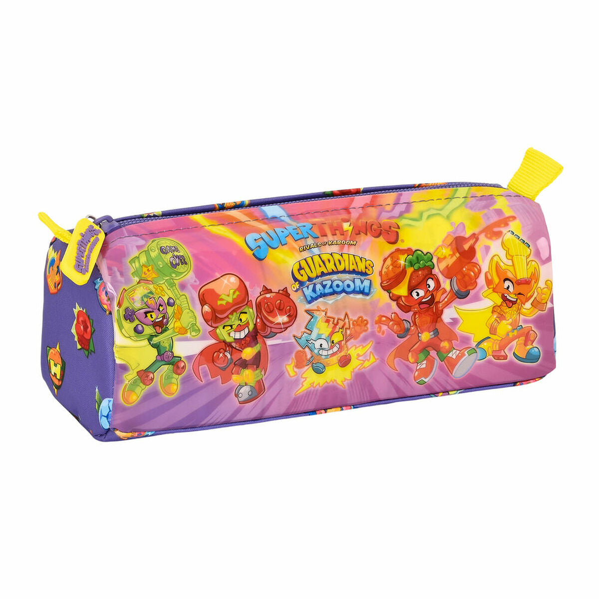 Penar Școlar SuperThings Guardians of Kazoom Mov Galben (21 x 8 x 7 cm) - Birou și papetărie, Material școlar și educațional