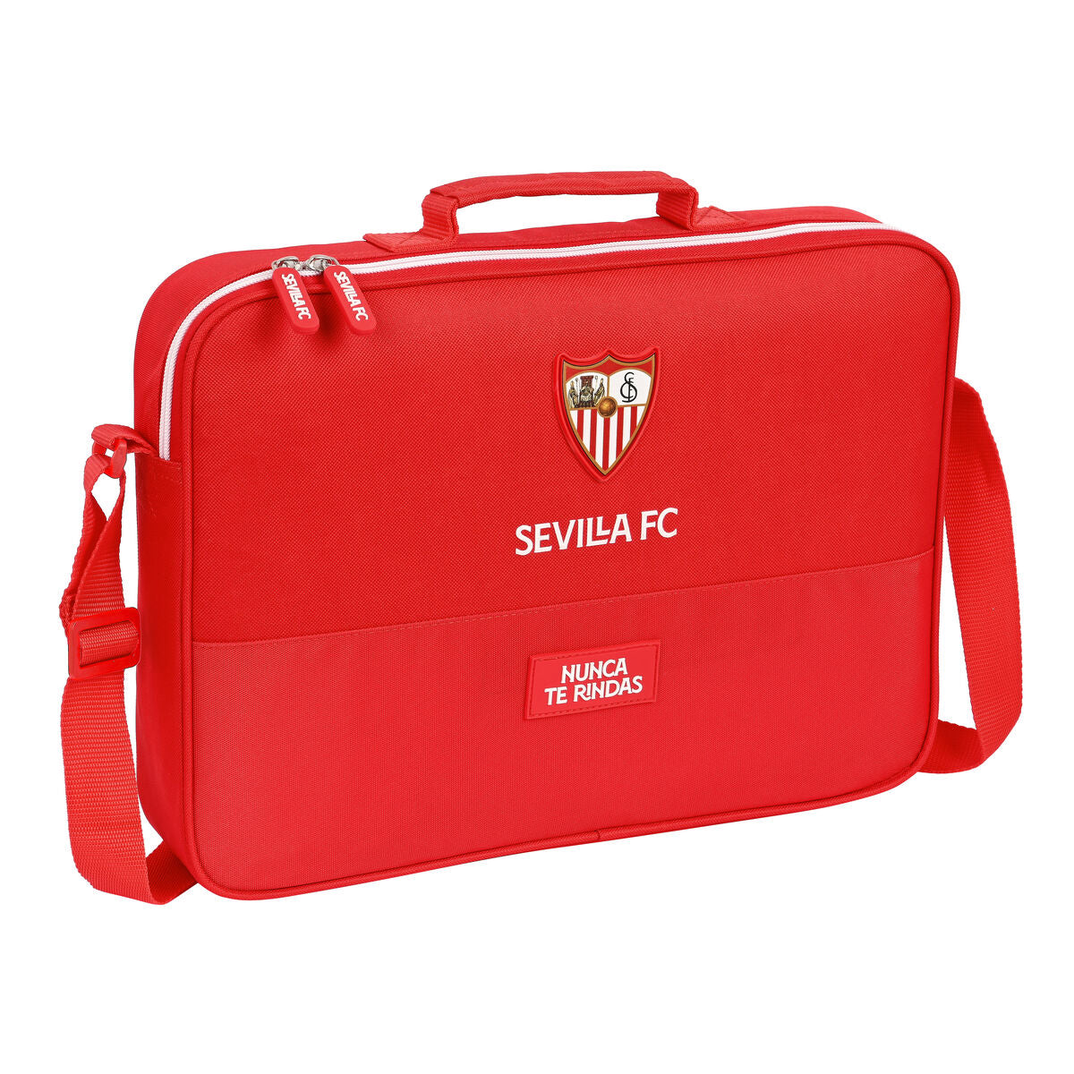 ghiozdan de școală Sevilla Fútbol Club Roșu (38 x 28 x 6 cm) - Birou și papetărie, Material școlar și educațional