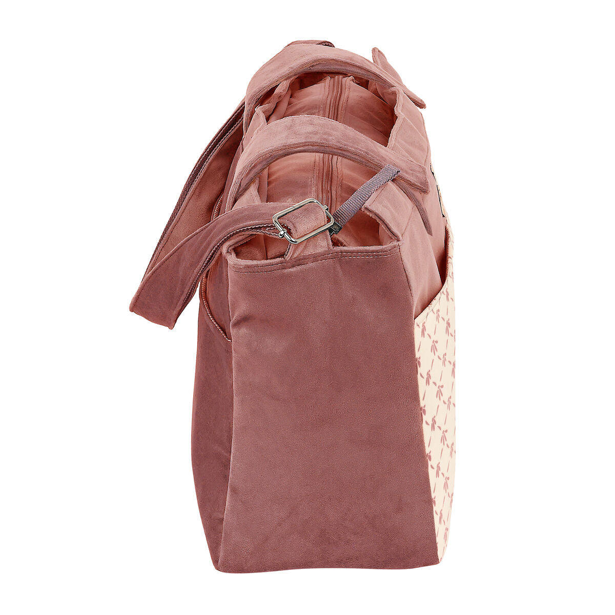 Geantă pentru scutece Safta Marsala Roz (46 x 26 x 15 cm) - Sănătate și îngrijire personală, Îngrijirea copiilor și puericultură