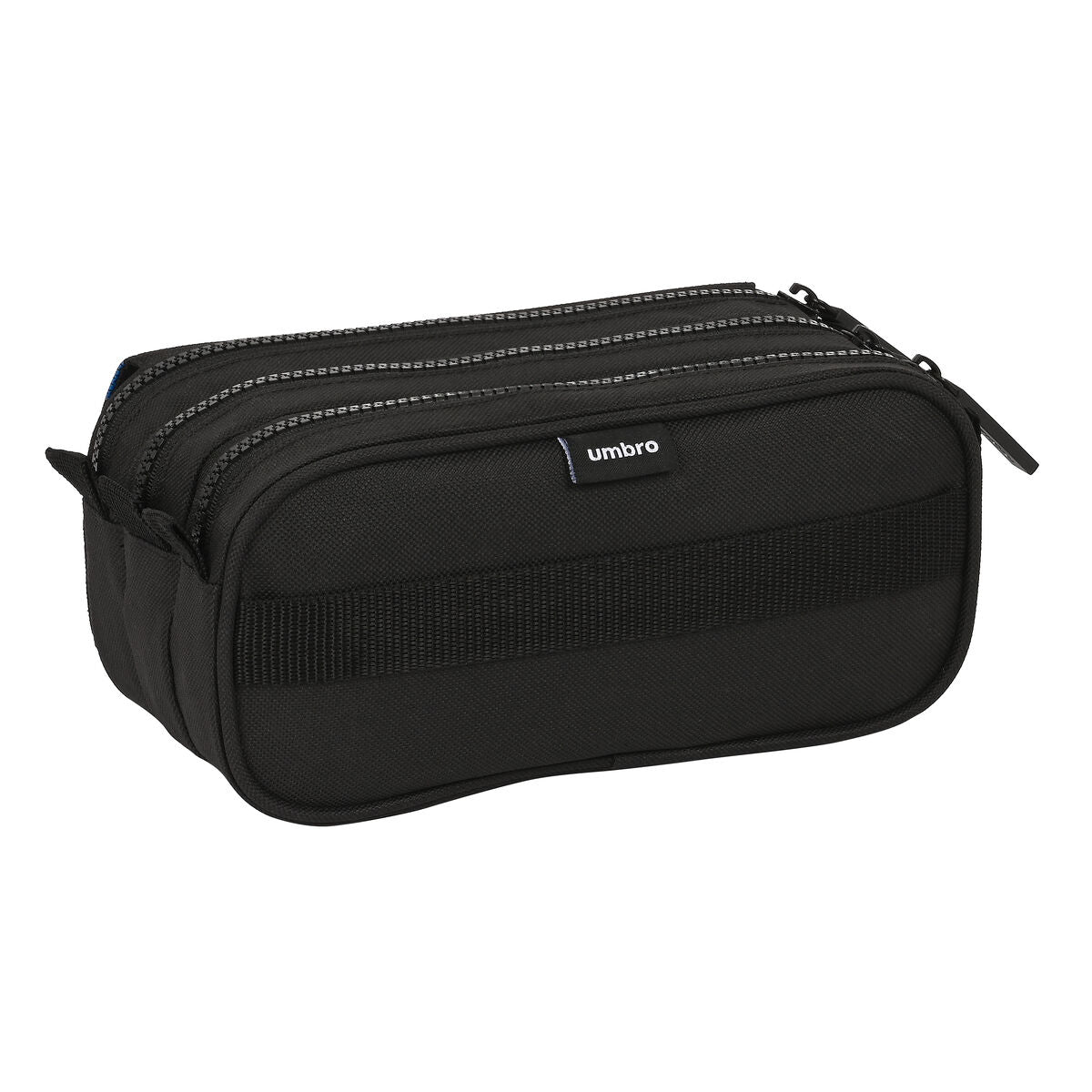 Penar triplu Umbro Flash Negru (21,5 x 10 x 8 cm) - Birou și papetărie, Material școlar și educațional