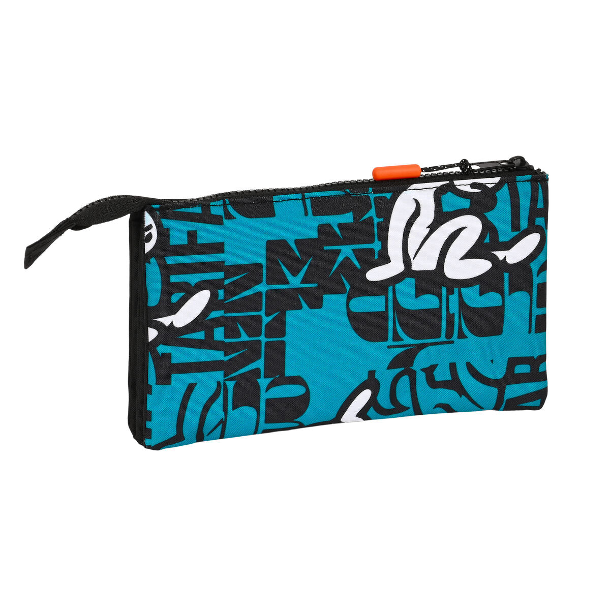 Penar triplu El Niño Ocean Negru Albastru (22 x 12 x 3 cm) - Birou și papetărie, Material școlar și educațional