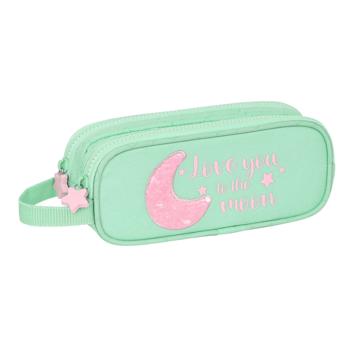 Penar dublu BlackFit8 Moon Verde 21 x 8 x 6 cm - Birou și papetărie, Material școlar și educațional