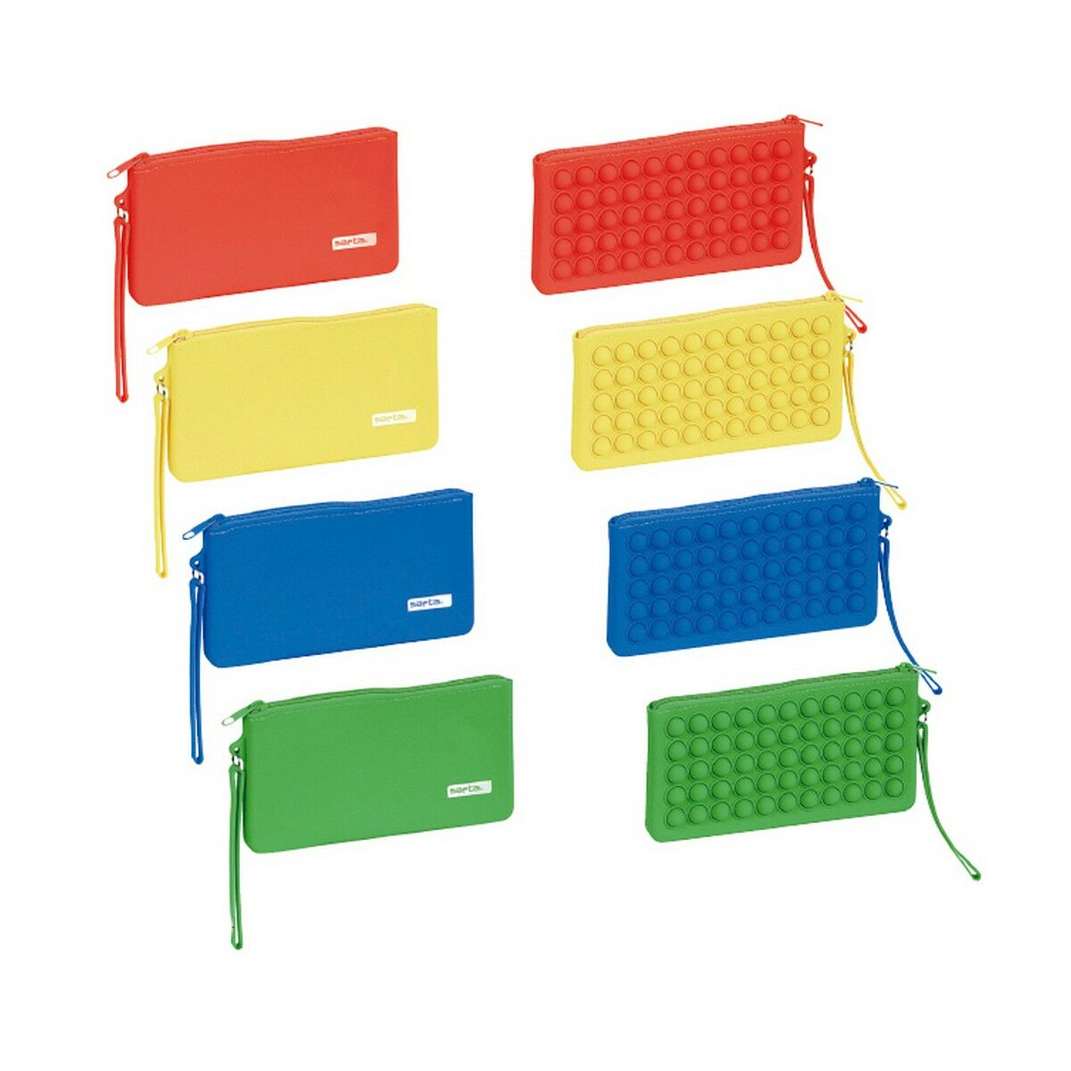 Penar Școlar Safta Pop It Plat Multicolor Set (12 Piese) - Birou și papetărie, Material școlar și educațional