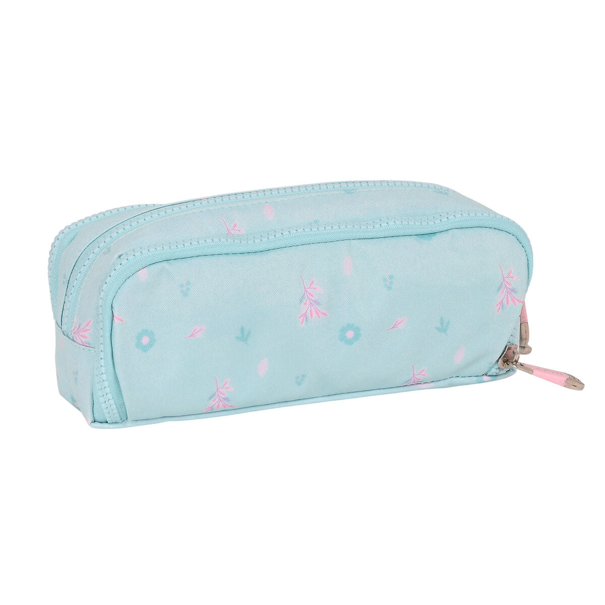 Penar triplu Moos Garden 21 x 8 x 8 cm Turquoise - Birou și papetărie, Material școlar și educațional