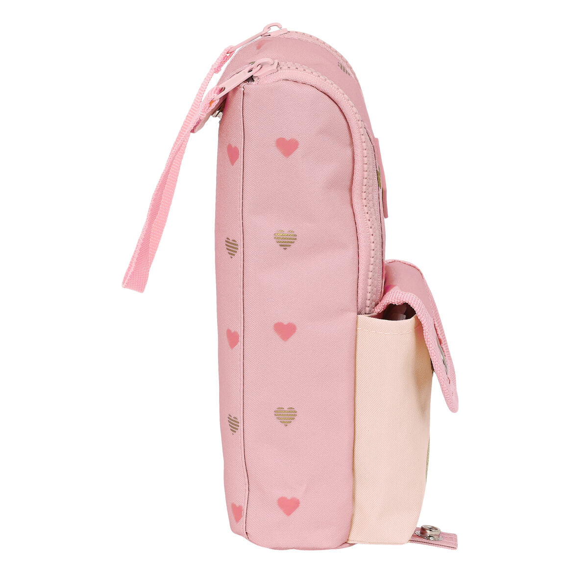 Penar Școlar Glow Lab Hearts Roz (6 x 21 x 6 cm) - Birou și papetărie, Material școlar și educațional