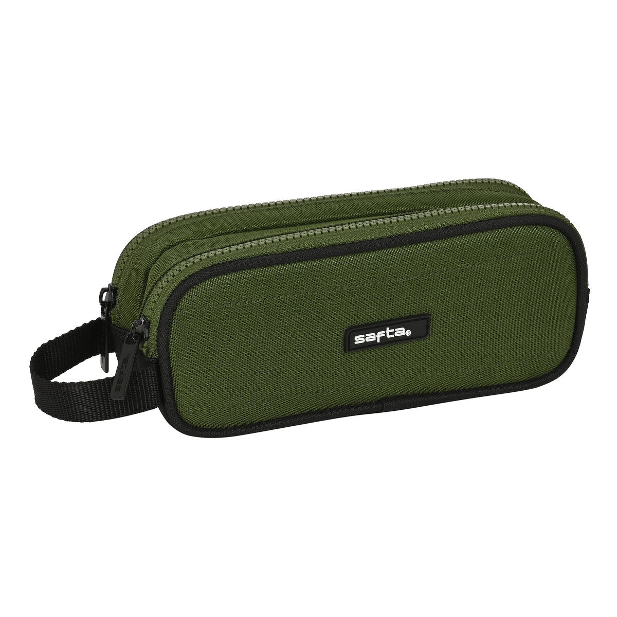 Penar dublu Safta Dark forest Negru Verde 21 x 8 x 6 cm - Birou și papetărie, Material școlar și educațional