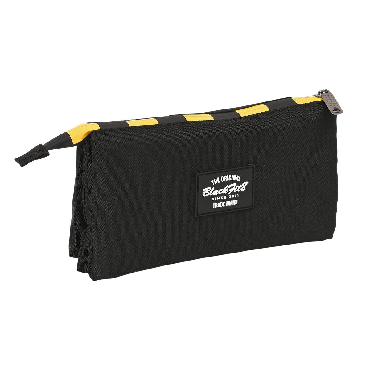 Penar triplu BlackFit8 Zone Negru 22 x 12 x 3 cm - Birou și papetărie, Material școlar și educațional