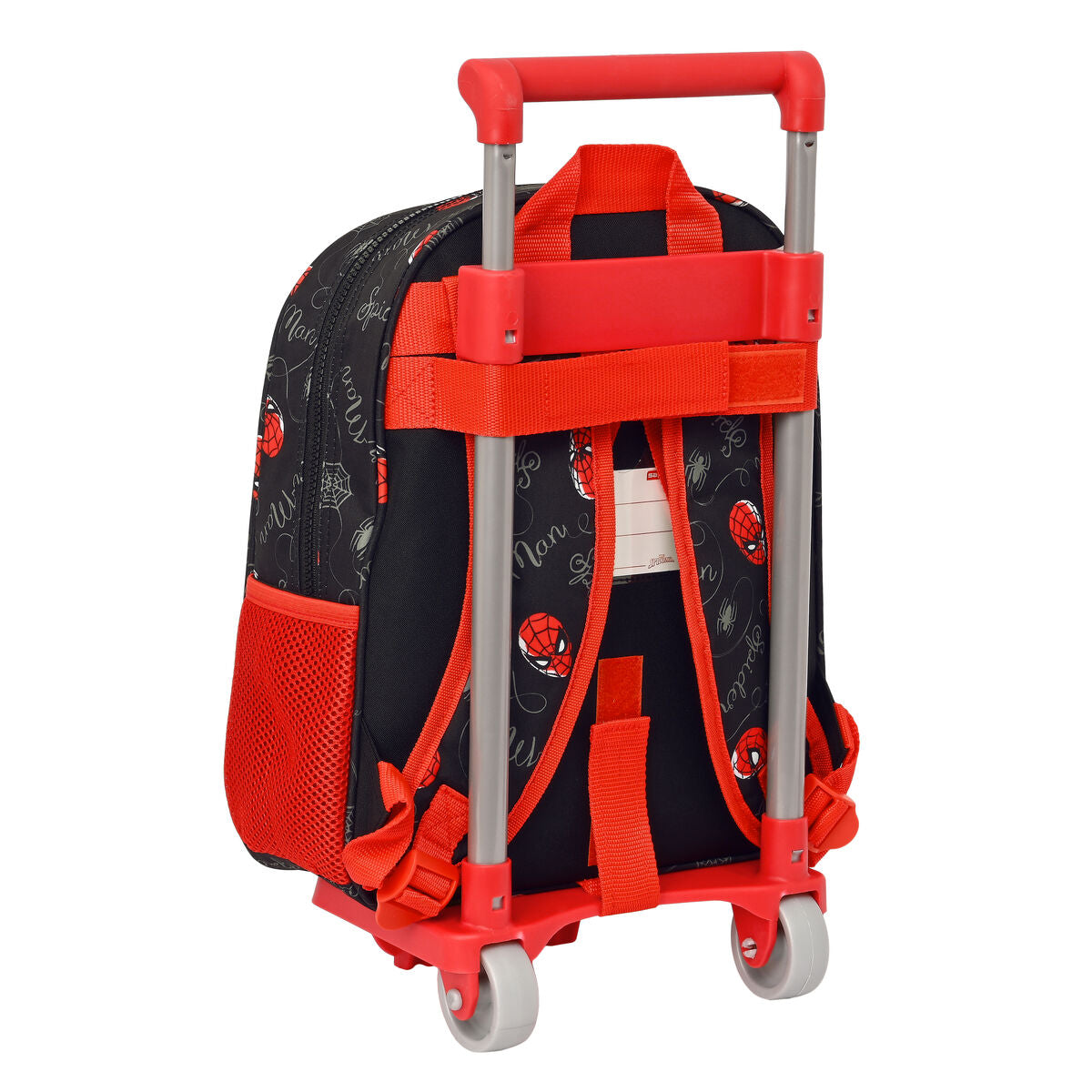 Ghiozdan cu Roți Spider-Man Hero Negru 27 x 33 x 10 cm - Birou și papetărie, Material școlar și educațional