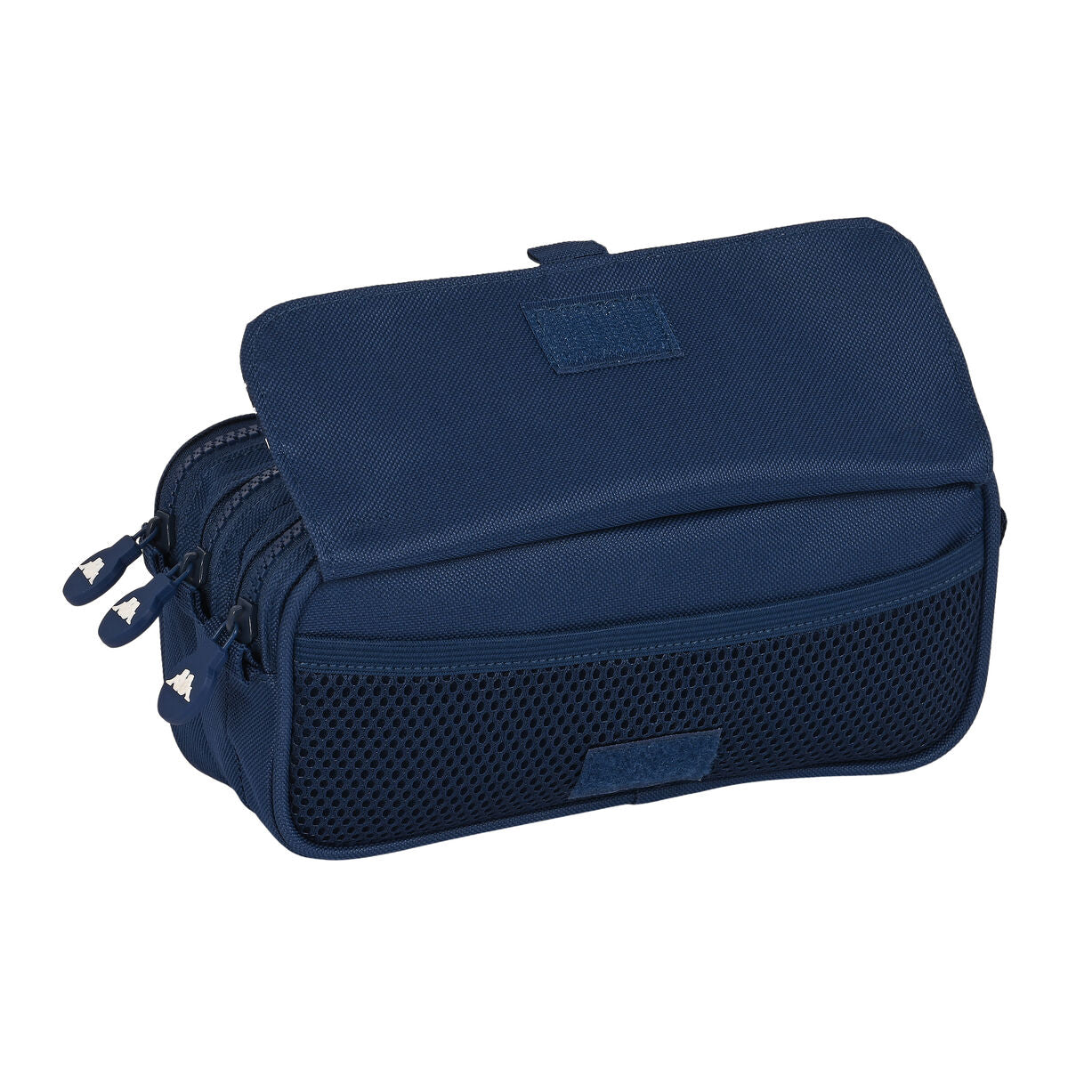Penar triplu Kappa Navy Bleumarin (21,5 x 10 x 8 cm) - Birou și papetărie, Material școlar și educațional