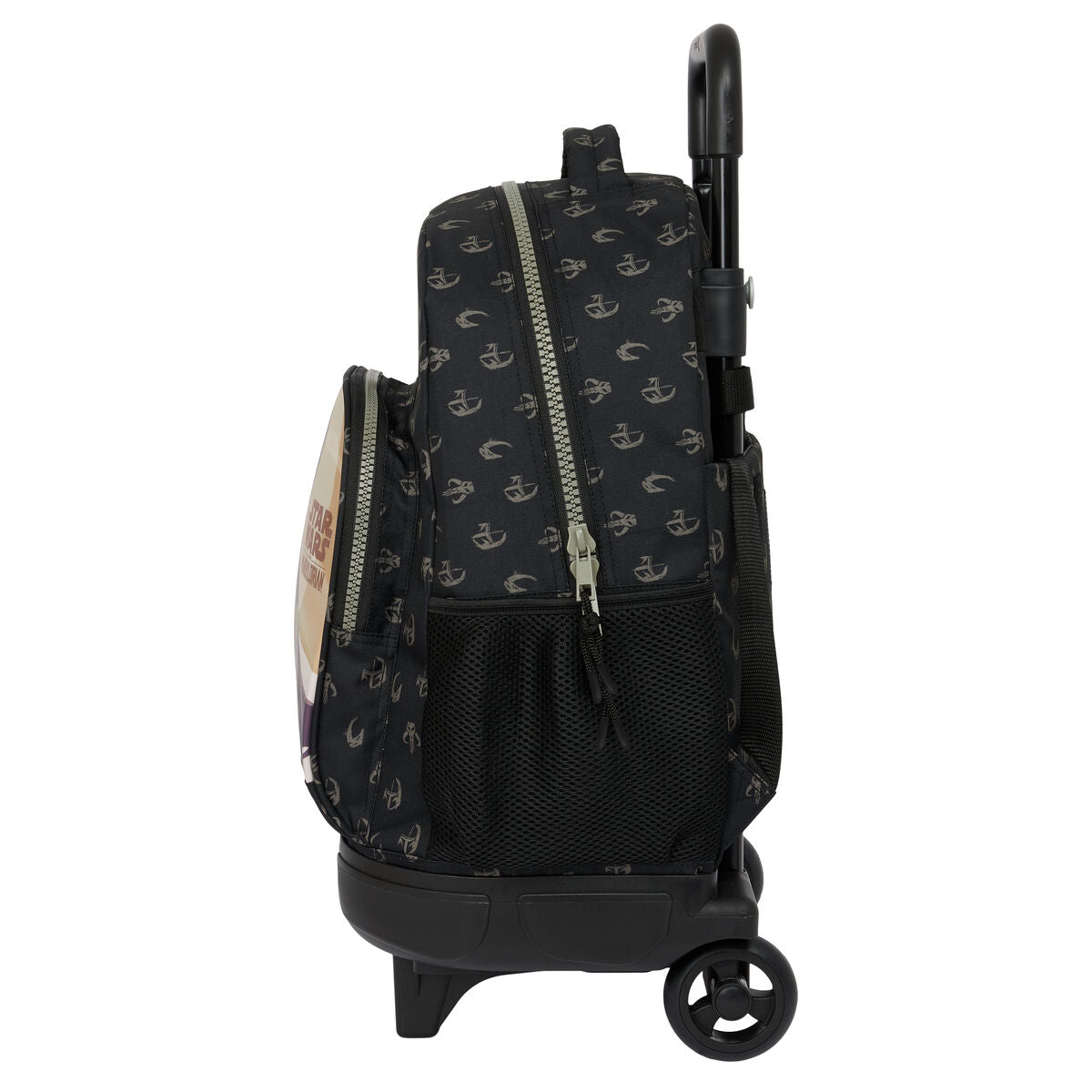 Ghiozdan cu Roți The Mandalorian This is the way Negru 33 X 45 X 22 cm - Birou și papetărie, Material școlar și educațional