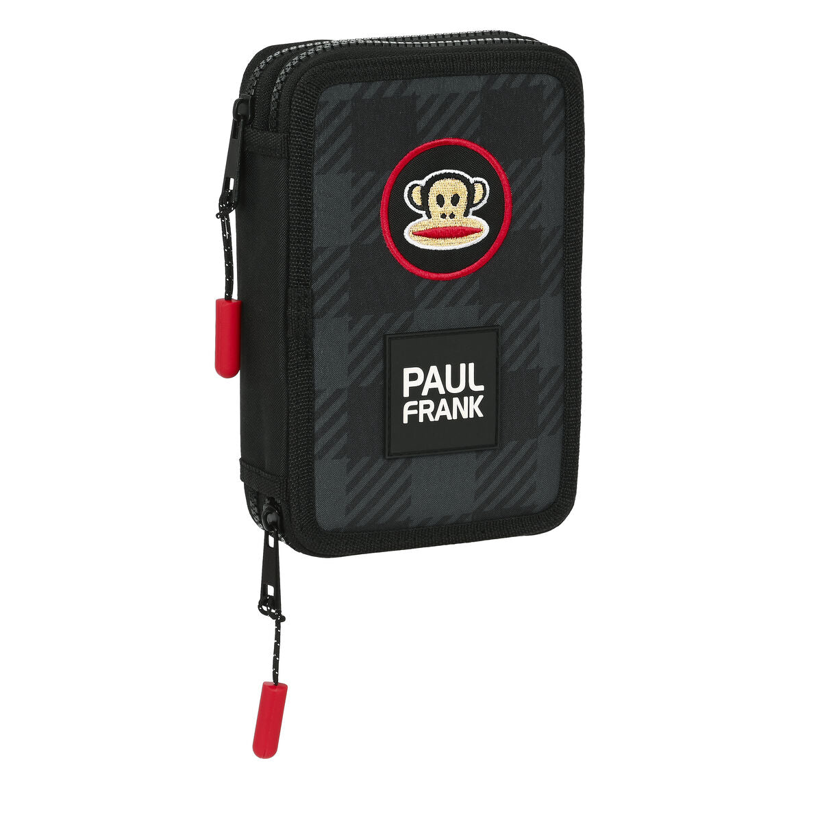 Penar cu Accesorii Paul Frank Campers Negru 12.5 x 19.5 x 4 cm (28 Piese) - Birou și papetărie, Material școlar și educațional