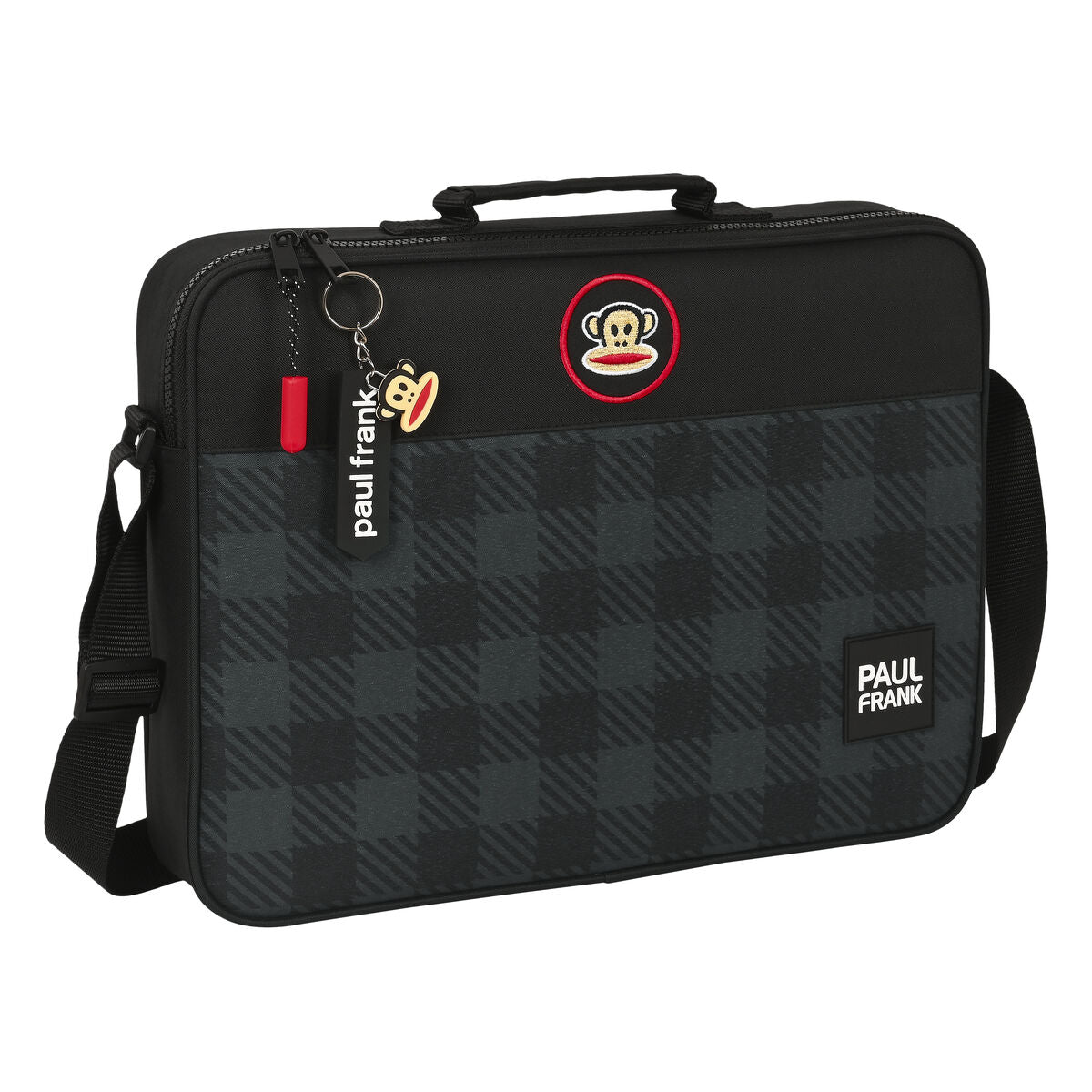 ghiozdan de școală Paul Frank Campers Negru (38 x 28 x 6 cm) - Birou și papetărie, Material școlar și educațional
