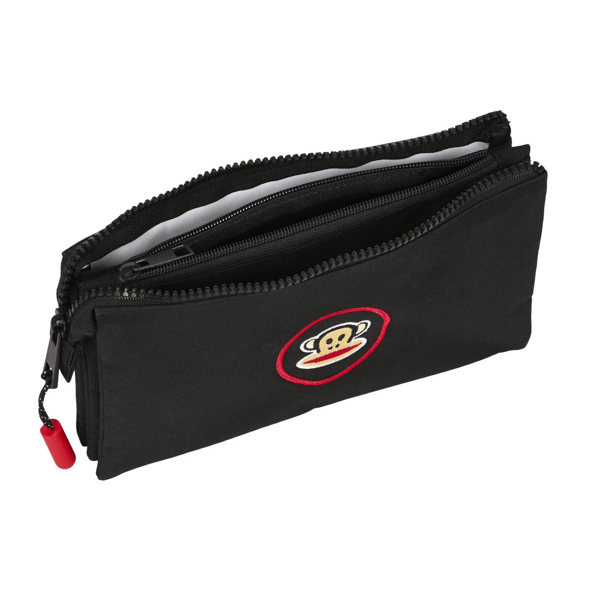 Penar triplu Paul Frank Campers Negru (22 x 12 x 3 cm) - Birou și papetărie, Material școlar și educațional