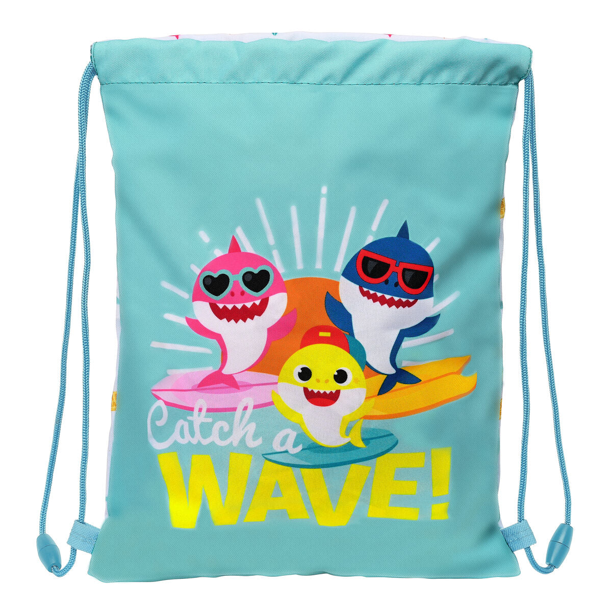 Geantă Rucsac cu Bretele Baby Shark Surfing Albastru Alb 26 x 34 x 1 cm - Birou și papetărie, Material școlar și educațional