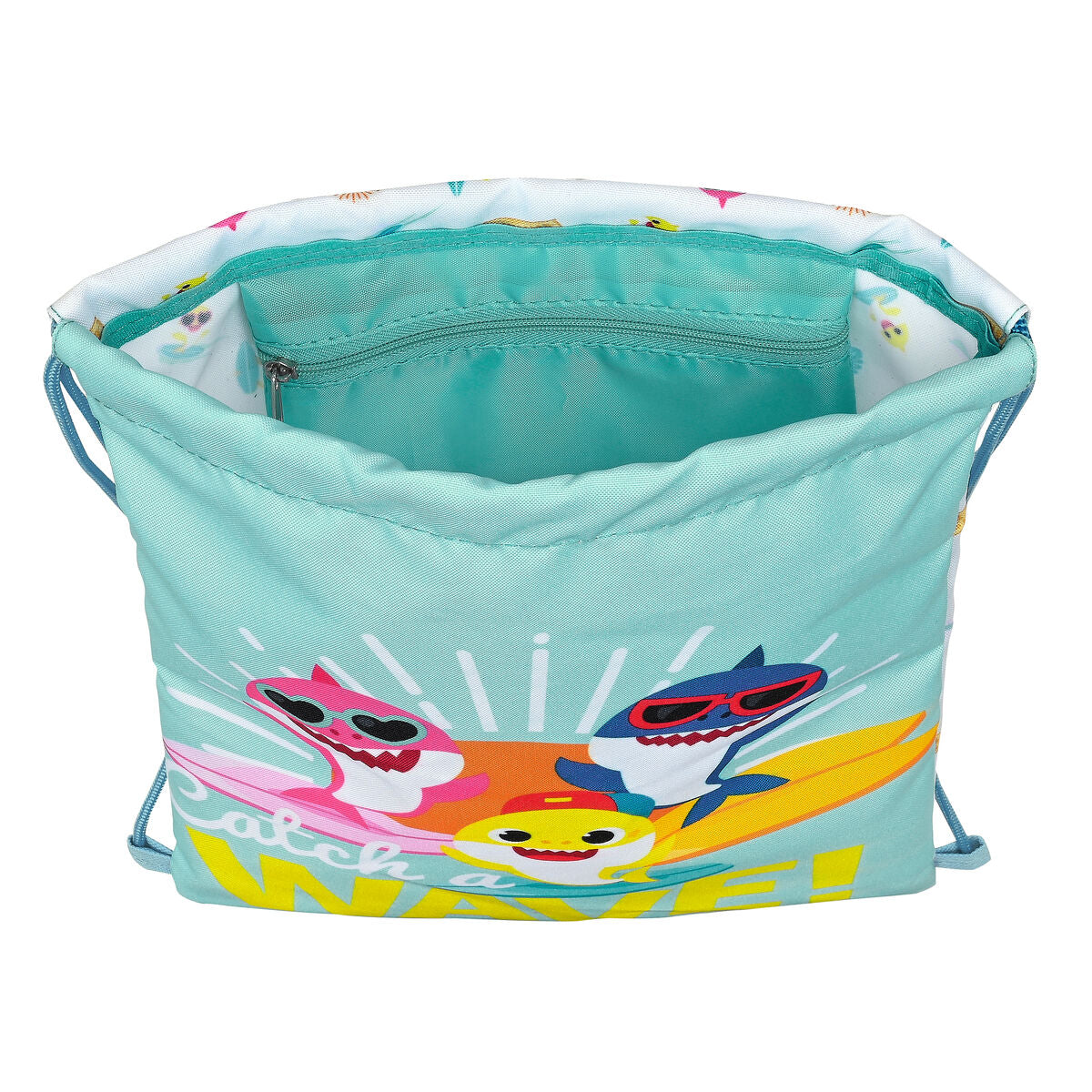Geantă Rucsac cu Bretele Baby Shark Surfing Albastru Alb 26 x 34 x 1 cm - Birou și papetărie, Material școlar și educațional