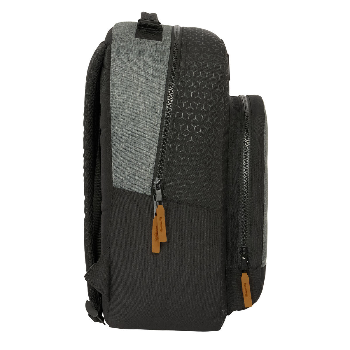 Ghiozdan BlackFit8 Old school Negru Gri 32 x 42 x 15 cm - Birou și papetărie, Material școlar și educațional