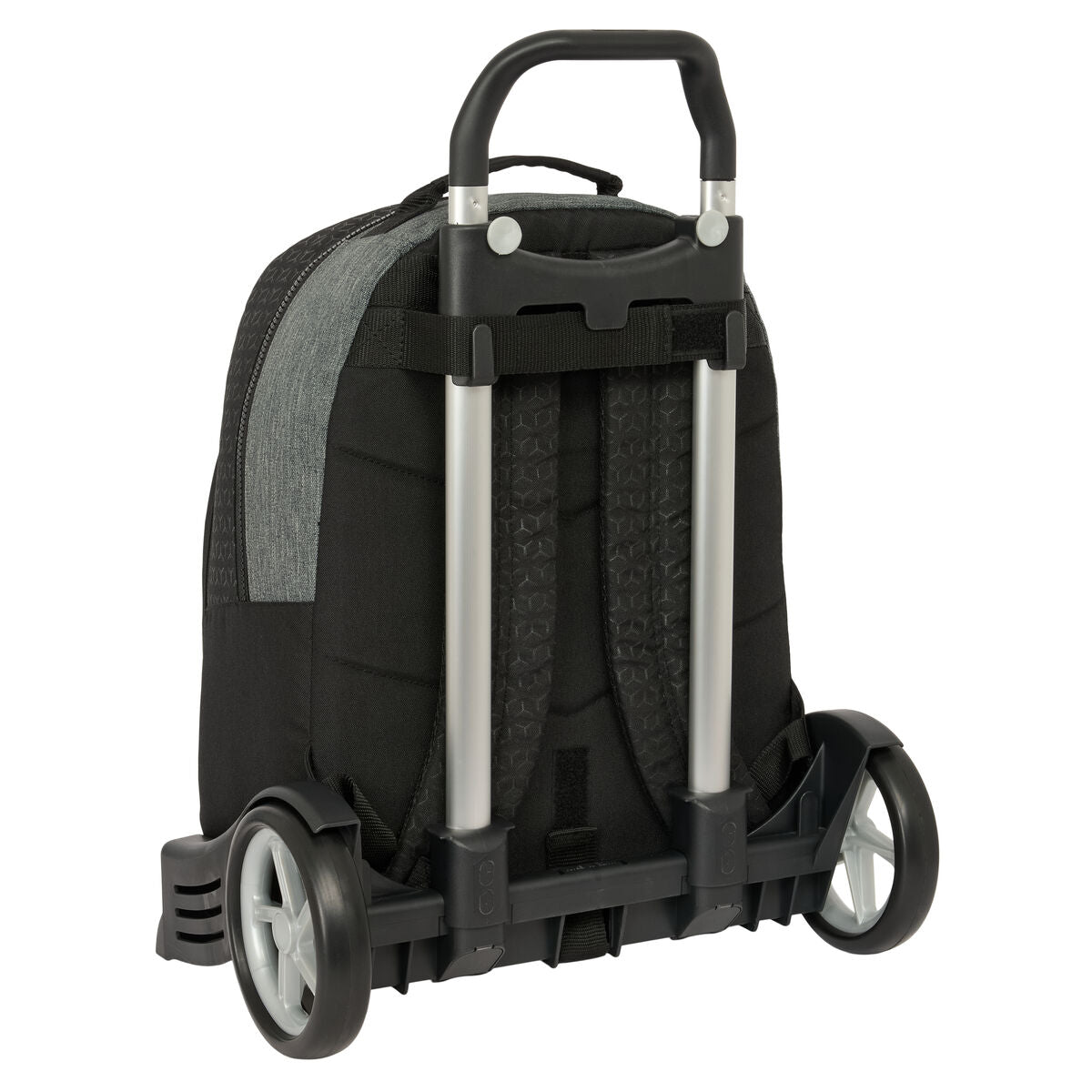 Ghiozdan cu Roți BlackFit8 Old school Negru Gri 32 x 42 x 15 cm - Birou și papetărie, Material școlar și educațional