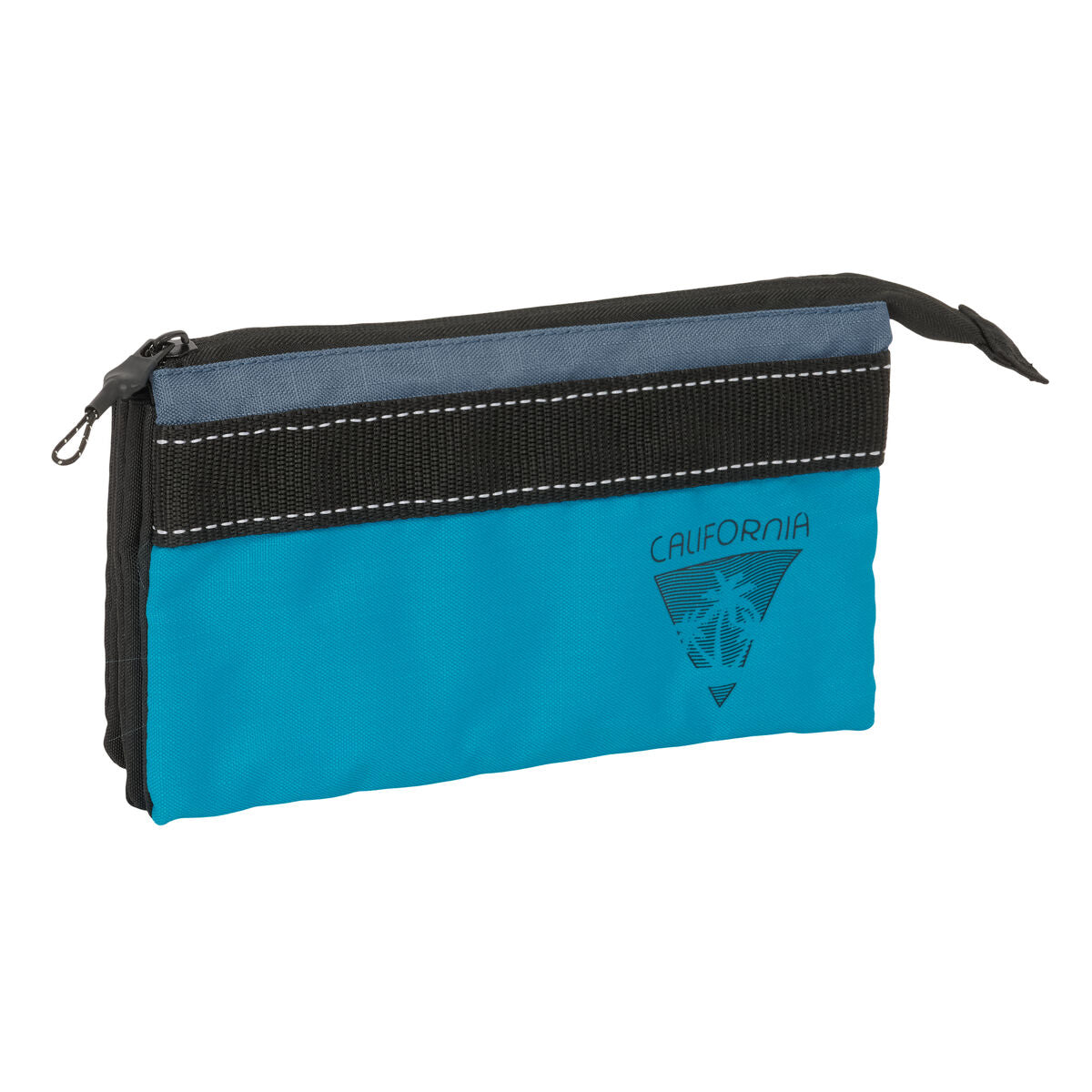 Geantă Universală BlackFit8 California Albastru Negru 22 x 12 x 3 cm - Birou și papetărie, Material școlar și educațional