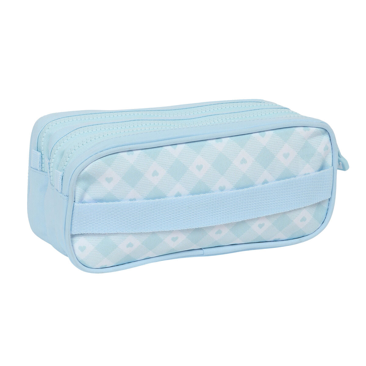 Penar triplu Glow Lab Cisnes Albastru deschis 21,5 x 10 x 8 cm - Birou și papetărie, Material școlar și educațional