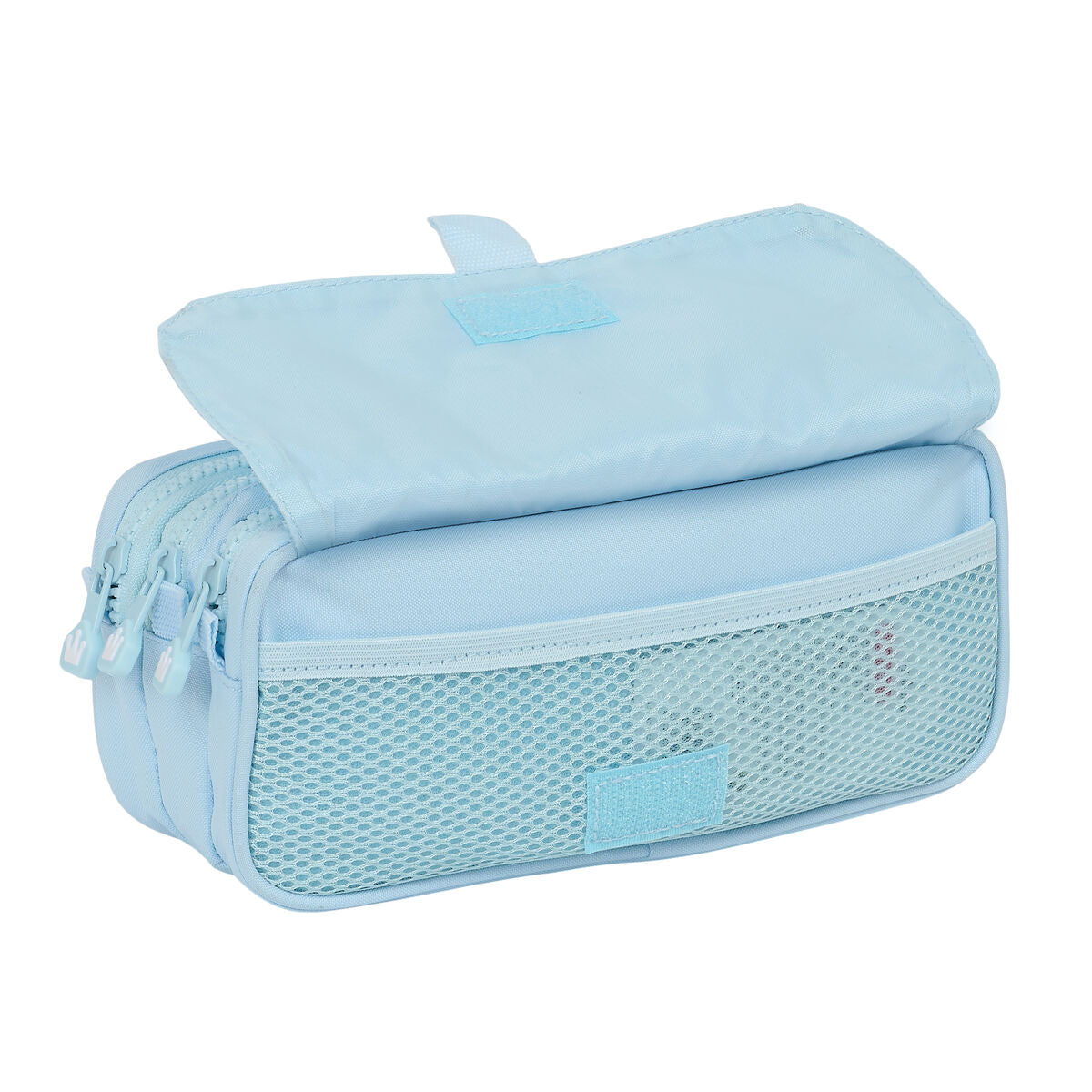 Penar triplu Glow Lab Cisnes Albastru deschis 21,5 x 10 x 8 cm - Birou și papetărie, Material școlar și educațional