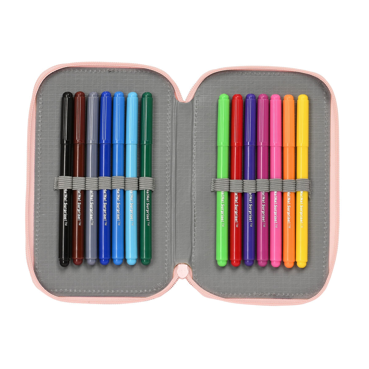 Penar Triplu Na!Na!Na! Surprise Fabulous Roz 12.5 x 19.5 x 5.5 cm (36 Piese) - Birou și papetărie, Material școlar și educațional