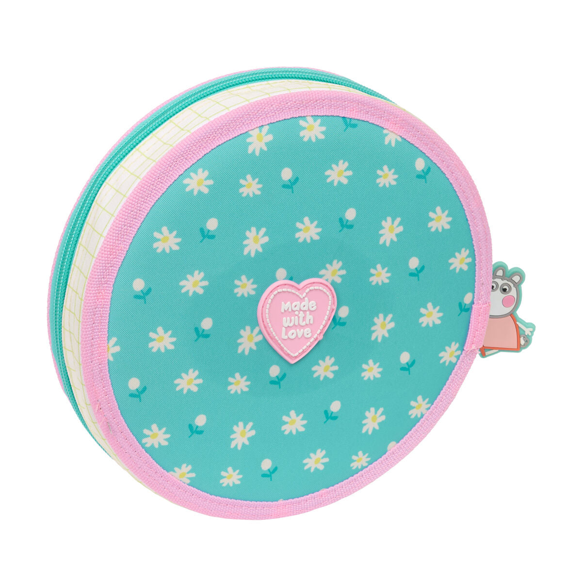 Penar cu Accesorii Peppa Pig Pretty flowers Galben Mentă 18 Piese - Birou și papetărie, Material școlar și educațional