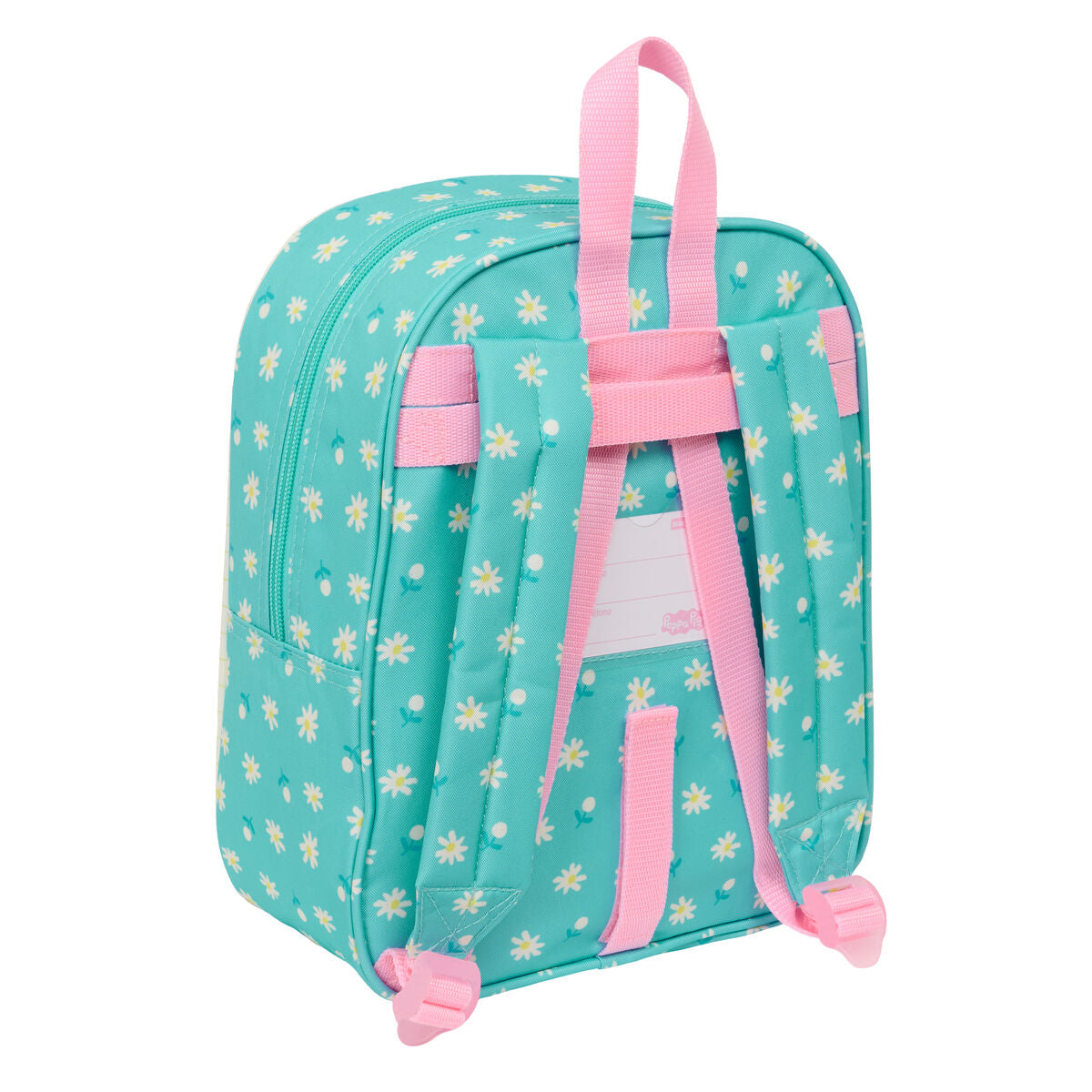 Rucsac pentru Copii Peppa Pig Pretty flowers Galben Mentă 22 x 27 x 10 cm - Birou și papetărie, Material școlar și educațional