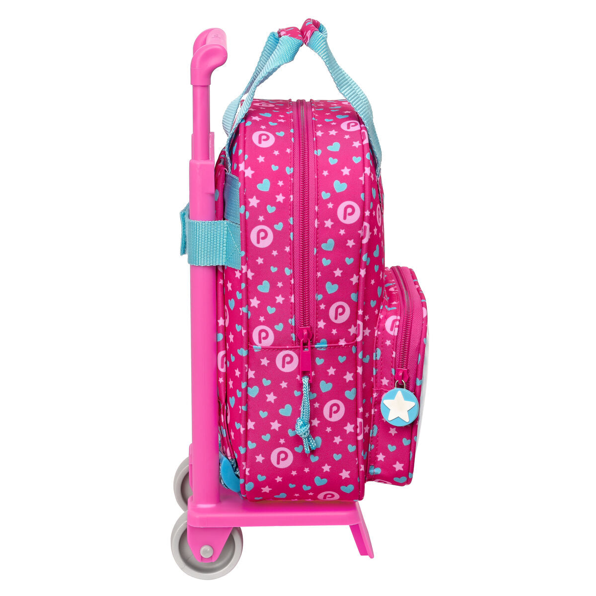 Ghiozdan cu Roți Pinypon Albastru Roz 20 x 28 x 8 cm - Birou și papetărie, Material școlar și educațional