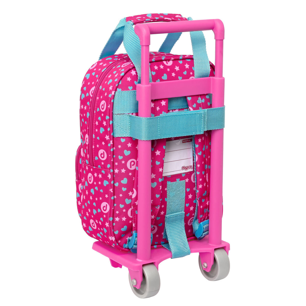 Ghiozdan cu Roți Pinypon Albastru Roz 20 x 28 x 8 cm - Birou și papetărie, Material școlar și educațional