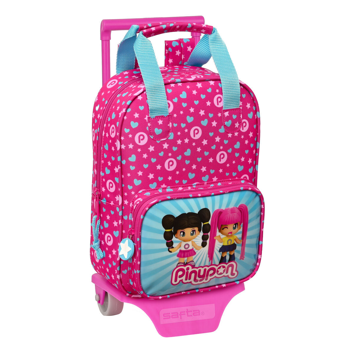 Ghiozdan cu Roți Pinypon Albastru Roz 20 x 28 x 8 cm - Birou și papetărie, Material școlar și educațional