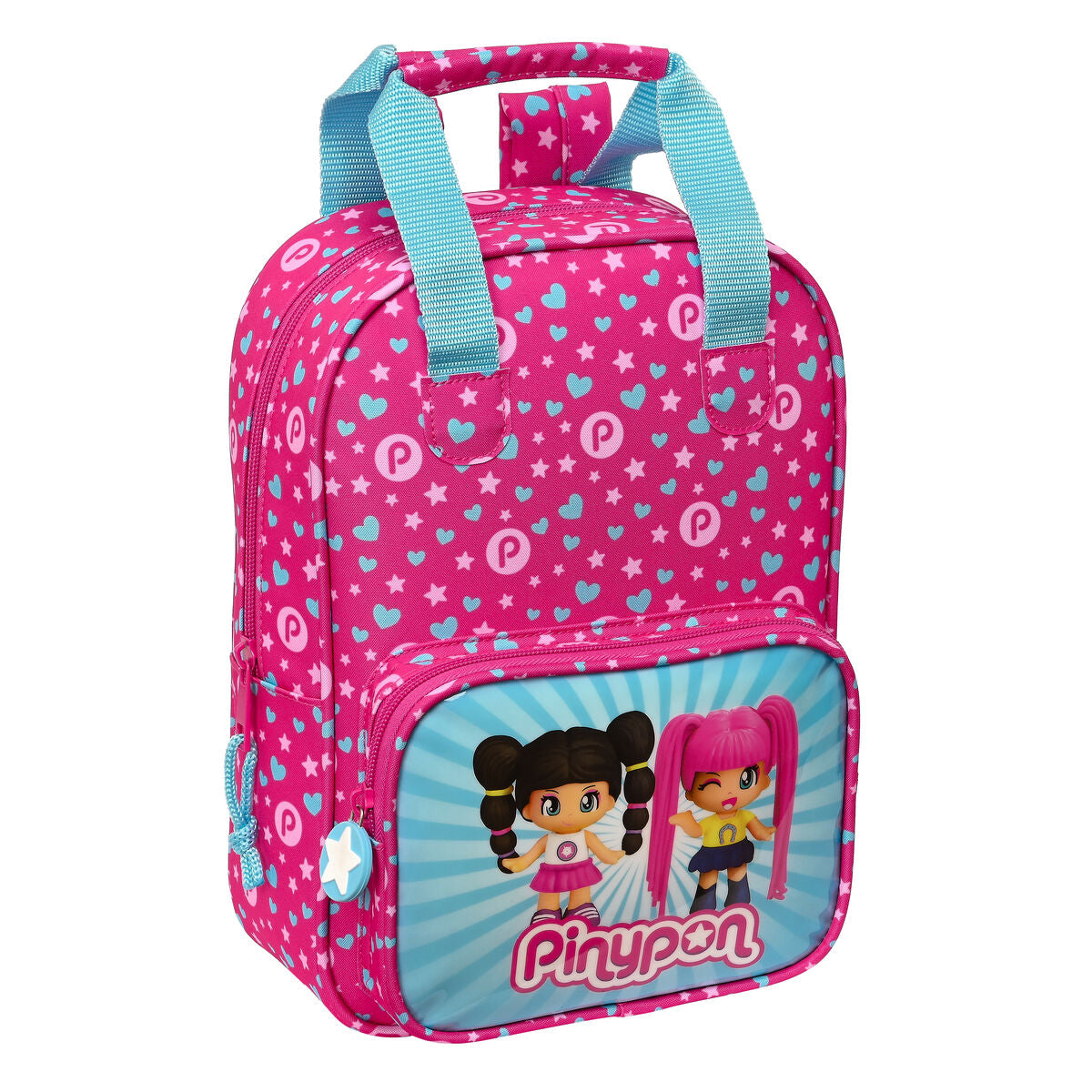 Ghiozdan Pinypon Albastru Roz 20 x 28 x 8 cm - Birou și papetărie, Material școlar și educațional