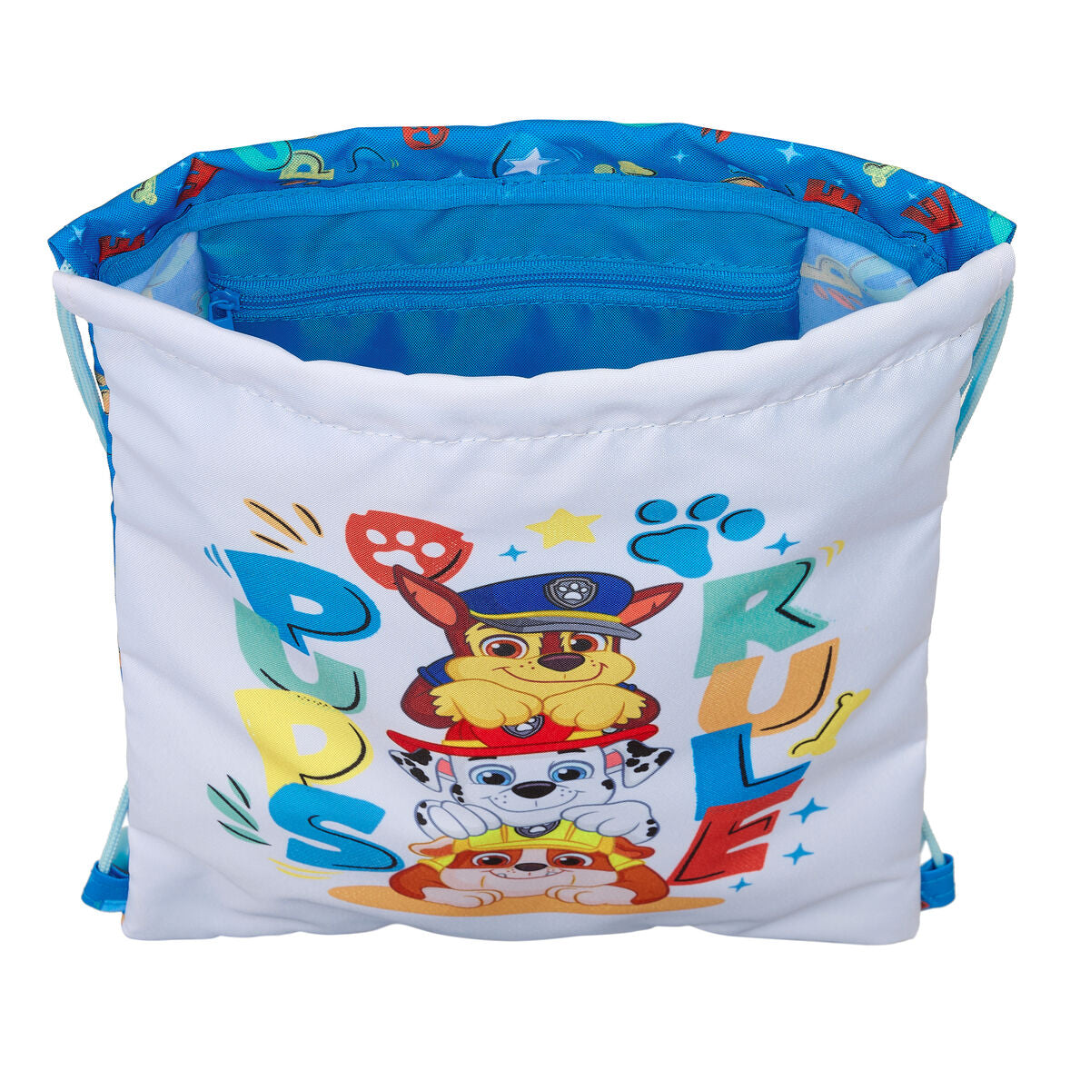 Geantă Rucsac cu Bretele The Paw Patrol Pups rule Albastru 26 x 34 x 1 cm - Birou și papetărie, Material școlar și educațional