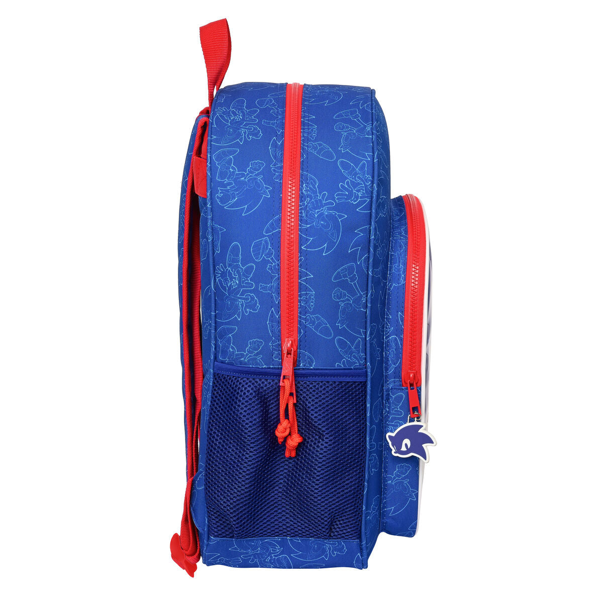 Ghiozdan Sonic Let's roll Bleumarin 33 x 42 x 14 cm - Birou și papetărie, Material școlar și educațional