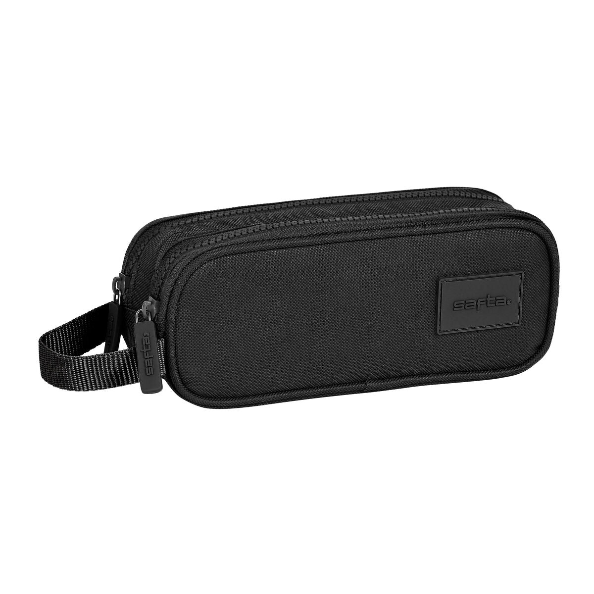 Penar dublu Safta Negru 21 x 8 x 6 cm - Birou și papetărie, Material școlar și educațional