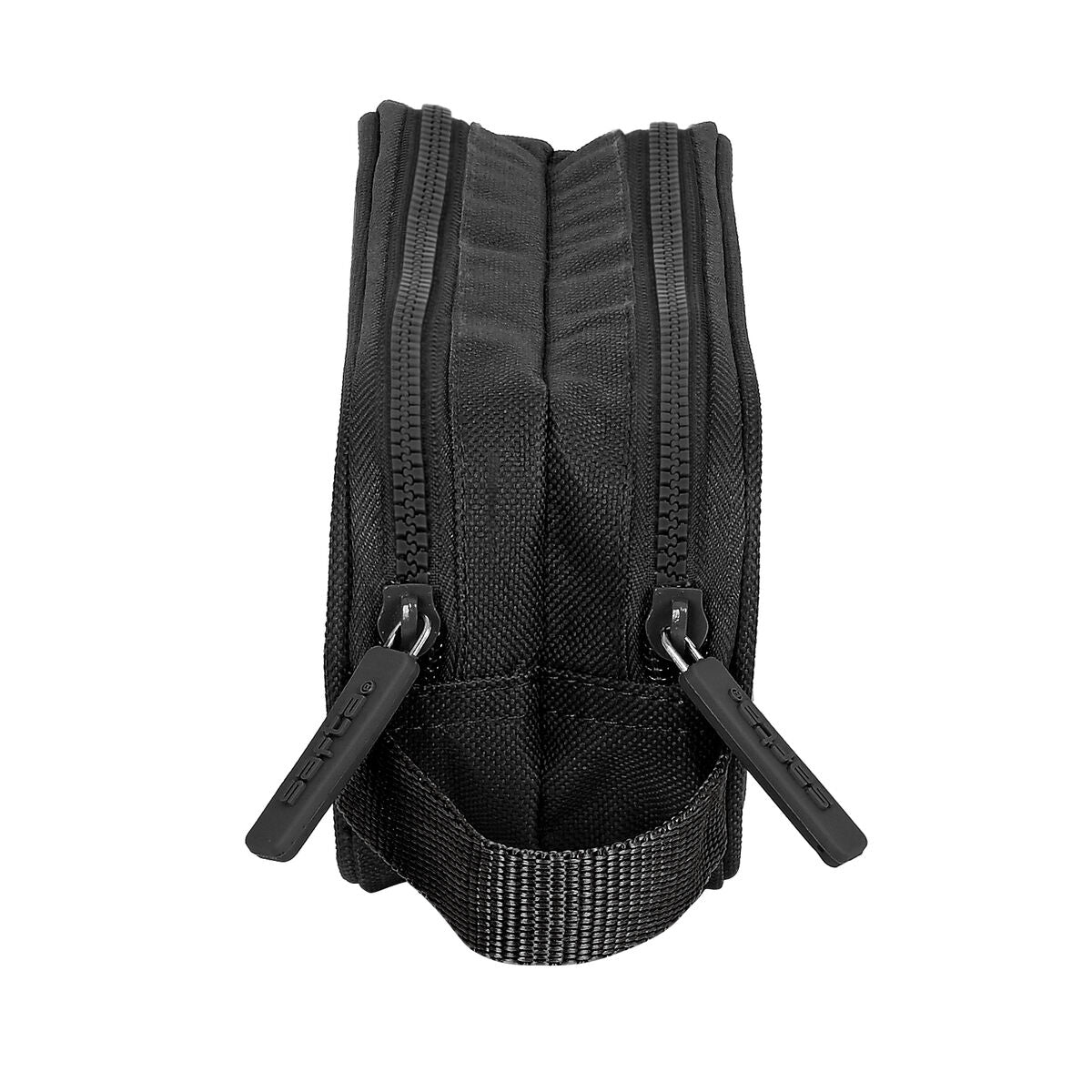Penar dublu Safta Negru 21 x 8 x 6 cm - Birou și papetărie, Material școlar și educațional