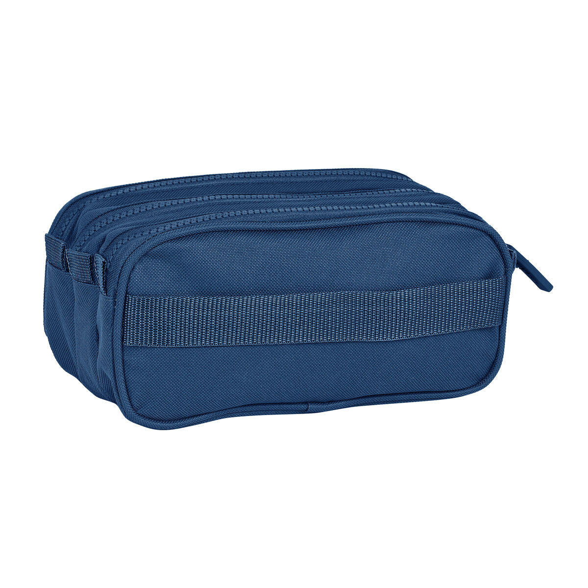 Penar triplu Safta 21,5 x 10 x 8 cm Bleumarin - Birou și papetărie, Material școlar și educațional