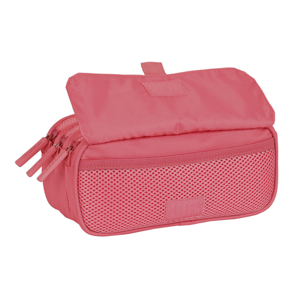 Penar triplu Safta Marsala 21,5 x 10 x 8 cm Castaniu - Birou și papetărie, Material școlar și educațional
