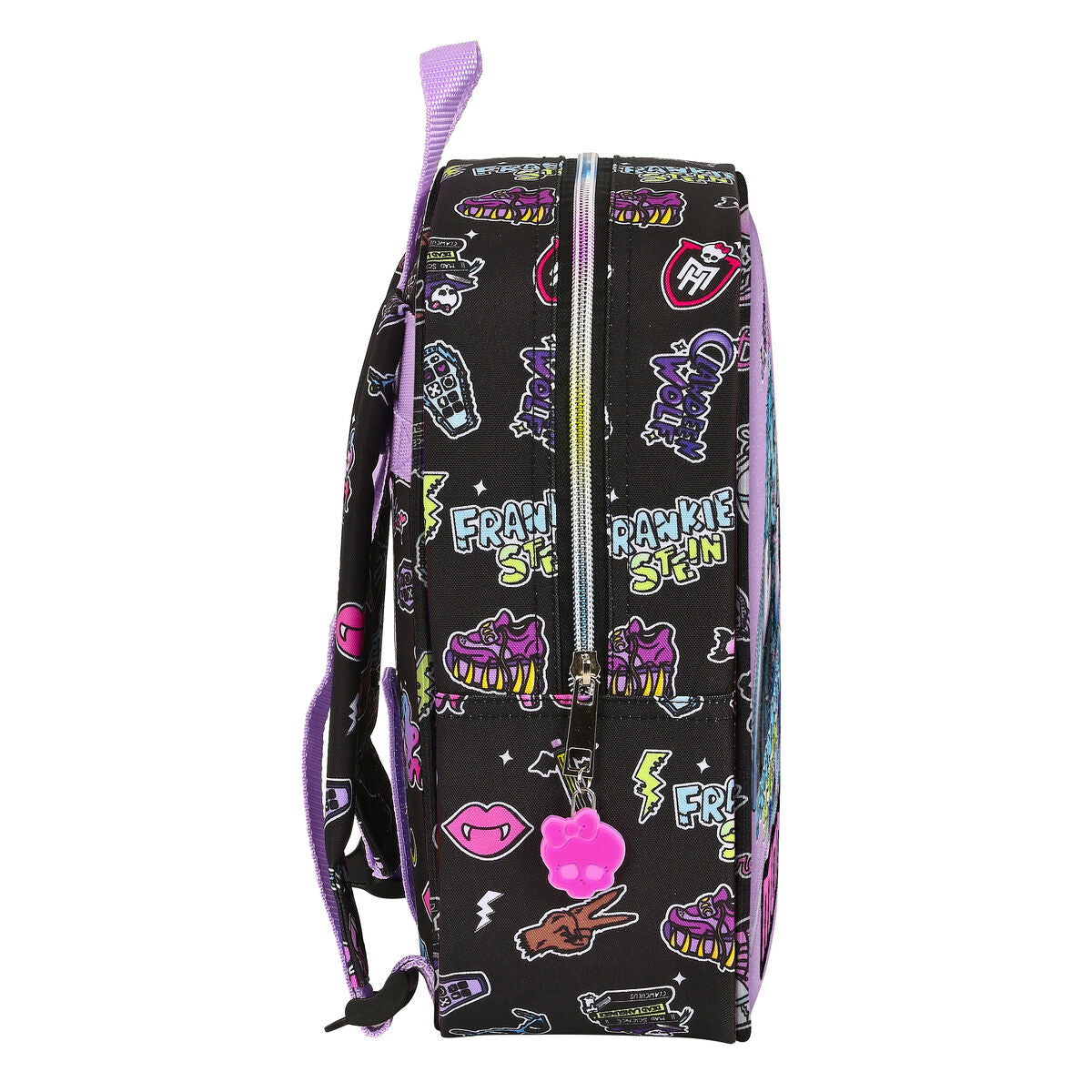 Ghiozdan Monster High Creep Negru 22 x 27 x 10 cm - Birou și papetărie, Material școlar și educațional