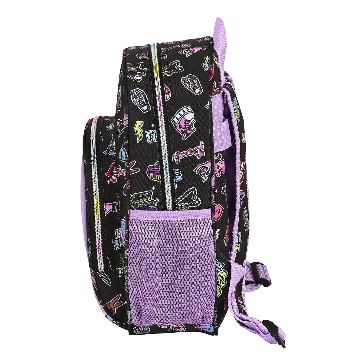 Ghiozdan Monster High Creep Negru 28 x 34 x 10 cm - Birou și papetărie, Material școlar și educațional
