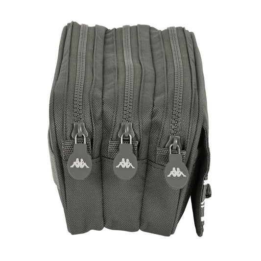 Penar triplu Kappa 21,5 x 10 x 8 cm Gri - Birou și papetărie, Material școlar și educațional
