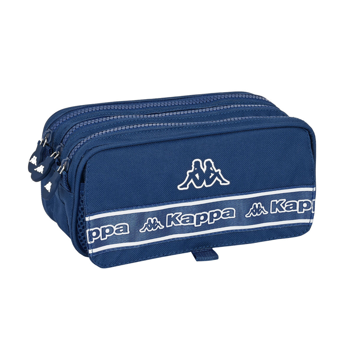 Penar triplu Kappa 21,5 x 10 x 8 cm Bleumarin - Birou și papetărie, Material școlar și educațional