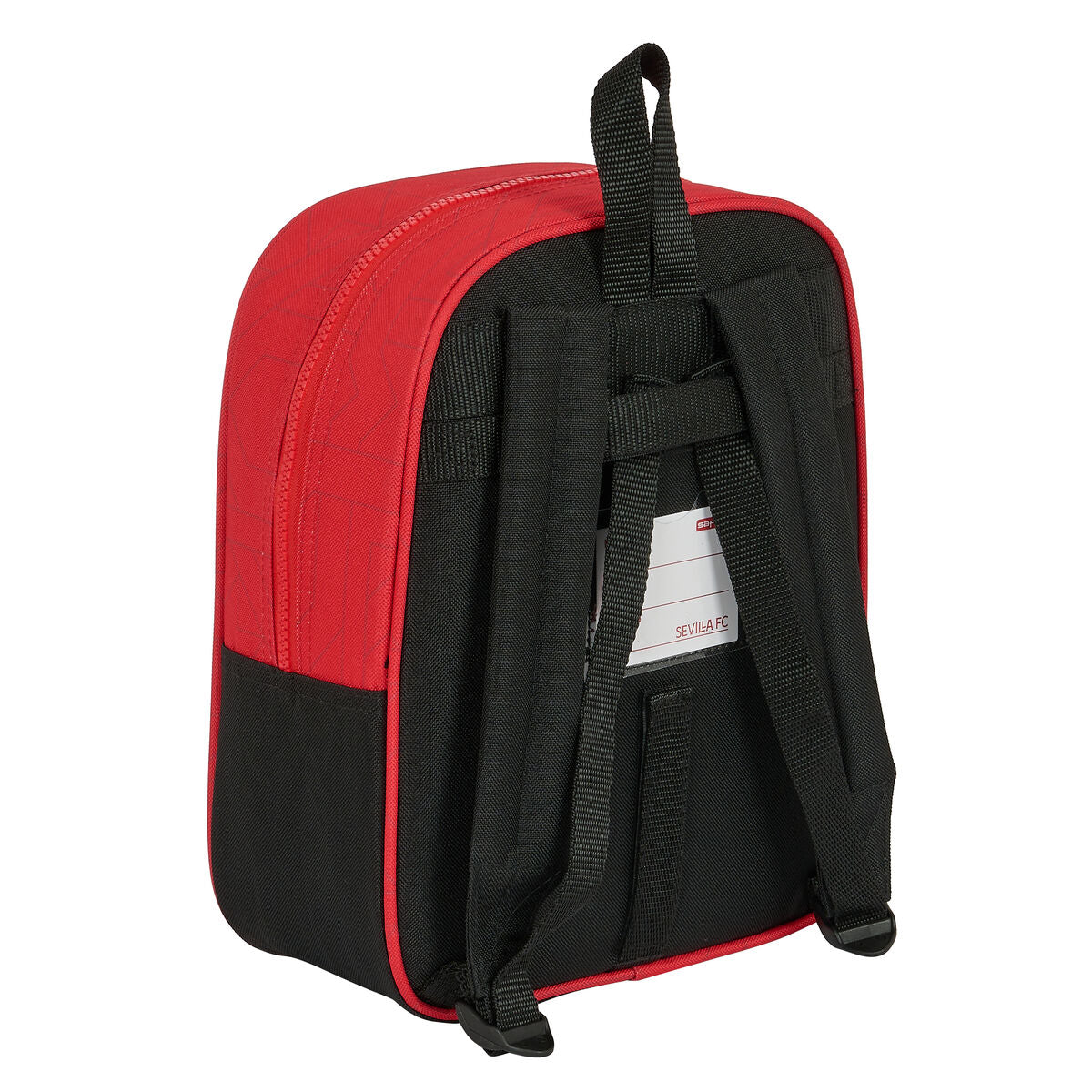 Ghiozdan Sevilla Fútbol Club Negru Roșu 22 x 27 x 10 cm - Birou și papetărie, Material școlar și educațional