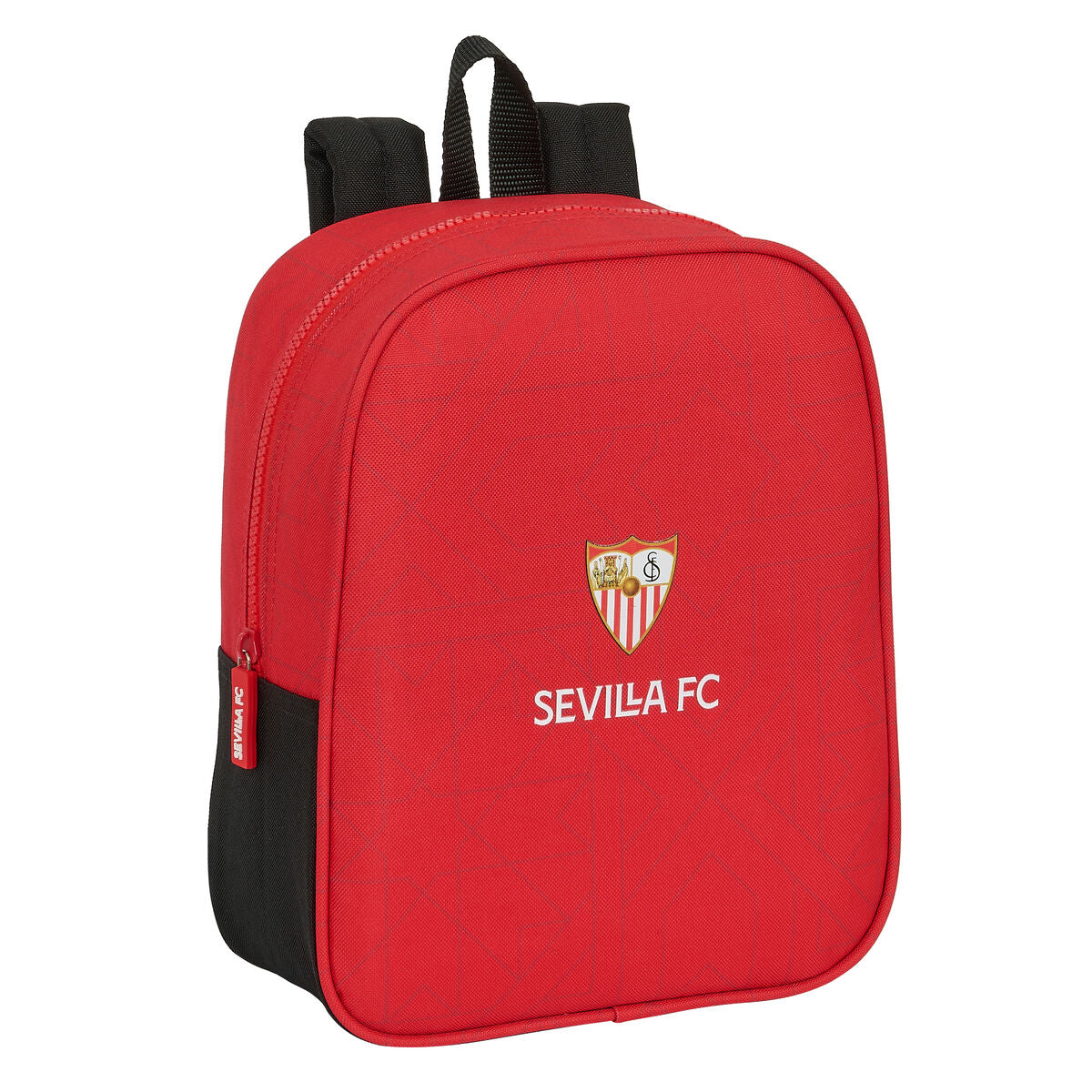 Ghiozdan Sevilla Fútbol Club Negru Roșu 22 x 27 x 10 cm - Birou și papetărie, Material școlar și educațional