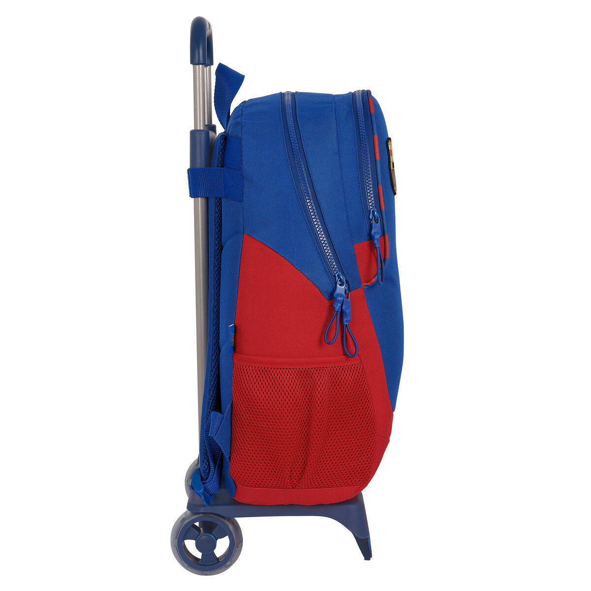 Ghiozdan cu Roți F.C. Barcelona Albastru Castaniu 32 x 44 x 16 cm - Birou și papetărie, Material școlar și educațional