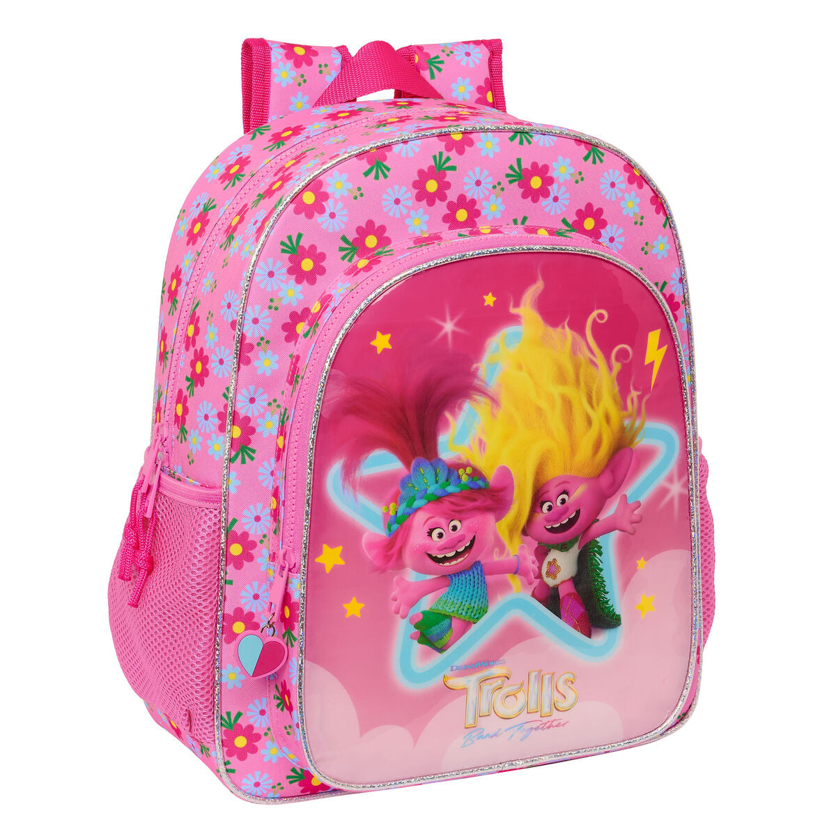 Ghiozdan Trolls Roz 32 X 38 X 12 cm - Birou și papetărie, Material școlar și educațional