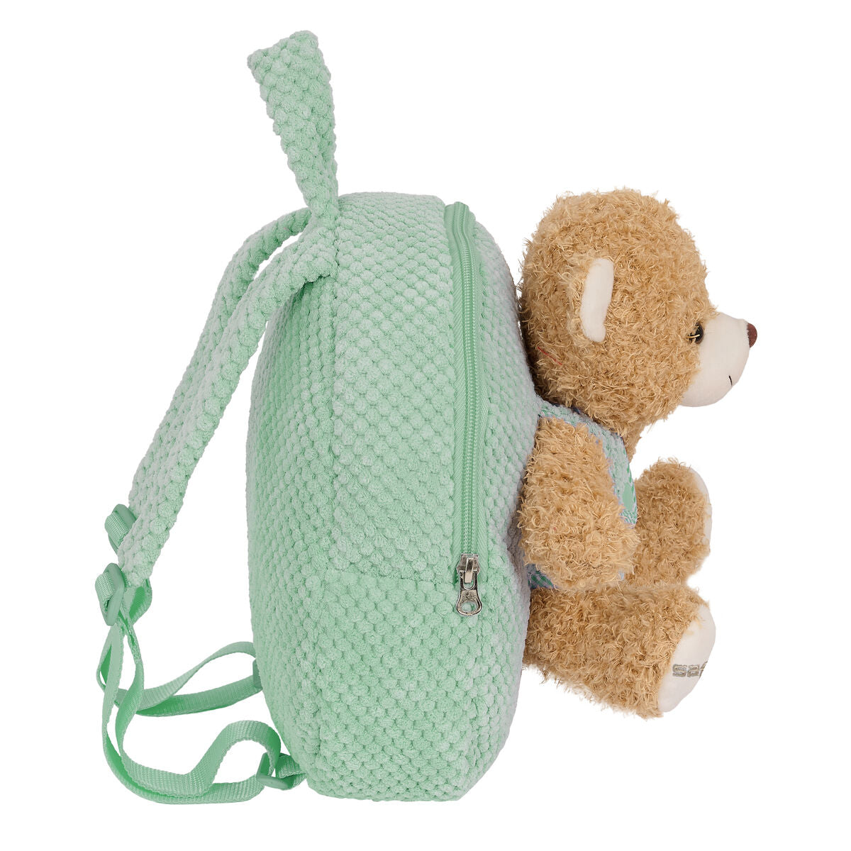 Rucsac pentru Copii Safta Urs de Pluș Turquoise 23 x 27 x 7,5 cm - Birou și papetărie, Material școlar și educațional