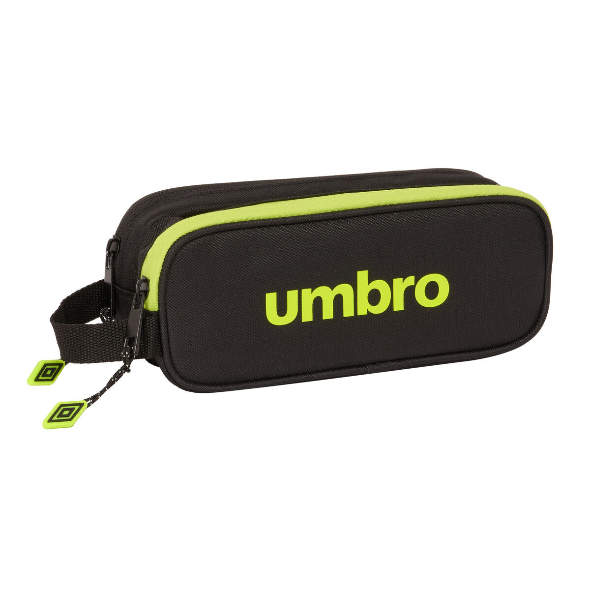 Penar dublu Umbro Lima Negru 21 x 8 x 6 cm - Birou și papetărie, Material școlar și educațional
