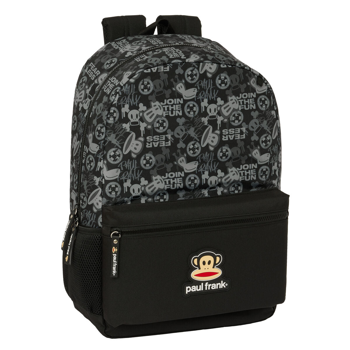 Ghiozdan Paul Frank Join the fun Negru 30 x 46 x 14 cm - Birou și papetărie, Material școlar și educațional